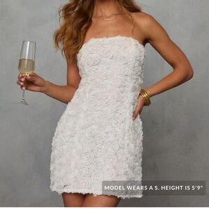 Vici Purely Yours 3D Floral Applique Mini Dress